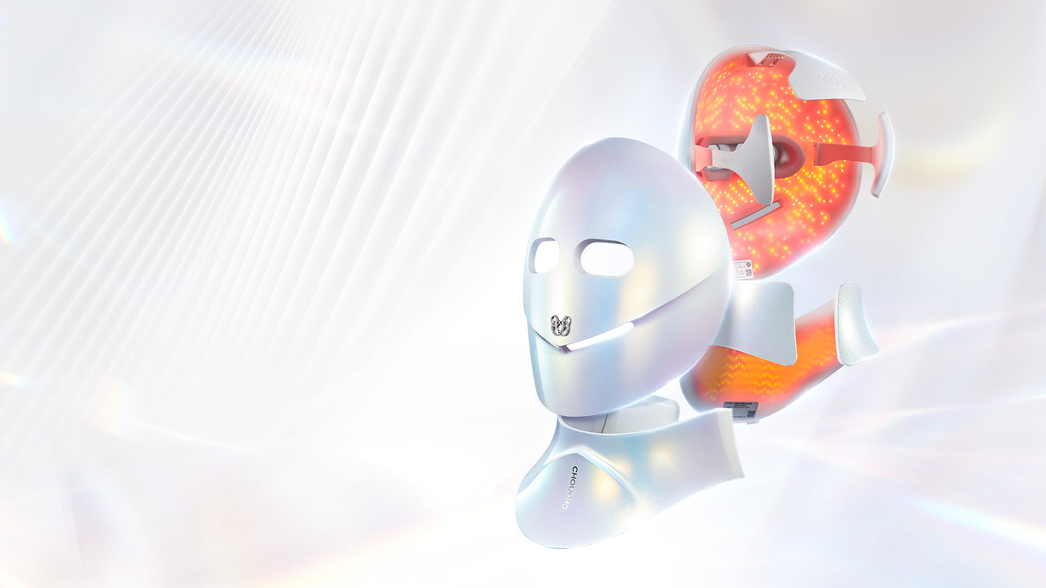 CHOUCHOU TOKYO’s Radiance Kit features LED face and neck masks to brighten skin, reduce fine lines, and deliver visible results through advanced light therapy.