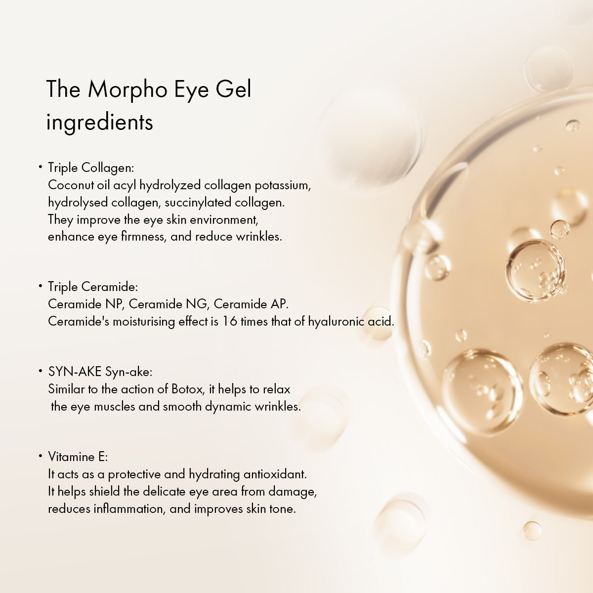 Morpho Eye Gel | Reduce Dark Circles and Fine Lines | CHOUCHOU